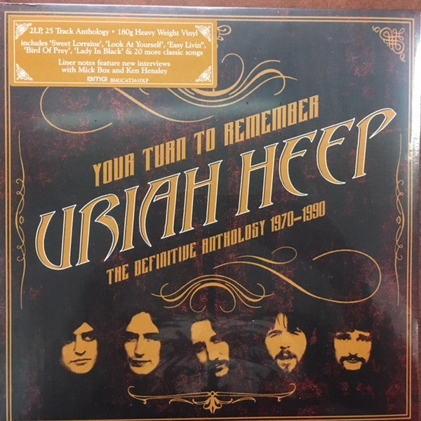 Uriah Heep – Your Turn To Remember - The Definitive Anthology 1970-1990 2LP