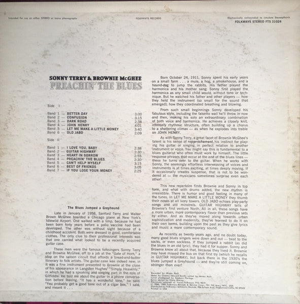 Sonny Terry & Brownie McGhee – Preachin' The Blues