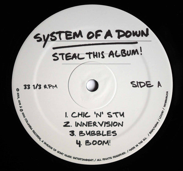 System Of A Down – Steal This Album! , 2LP