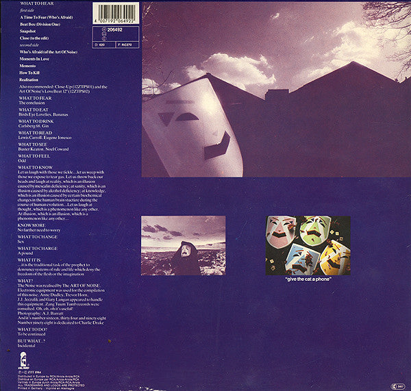 The Art Of Noise – Who's Afraid Of The Art Of Noise?