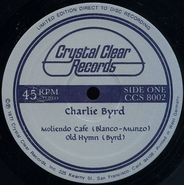 Charlie Byrd – Direct Disc Recording