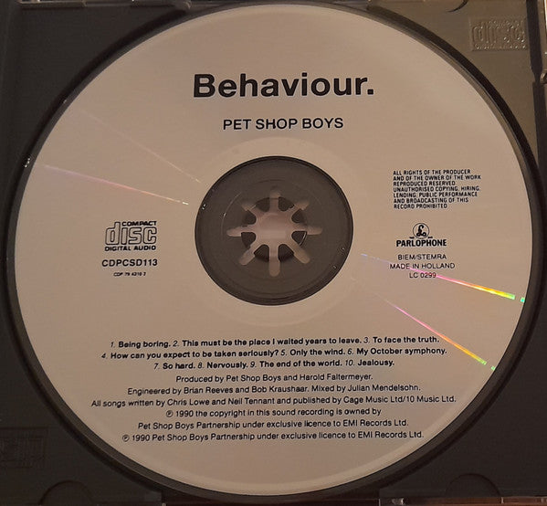 Pet Shop Boys – Behaviour