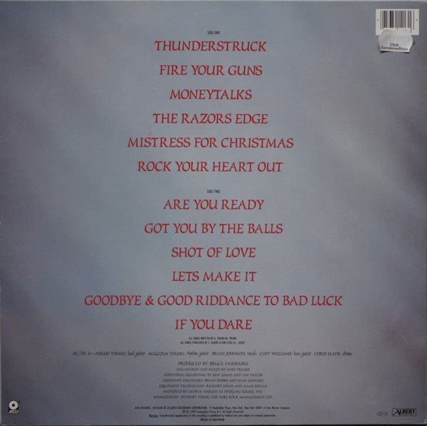 AC/DC – The Razors Edge