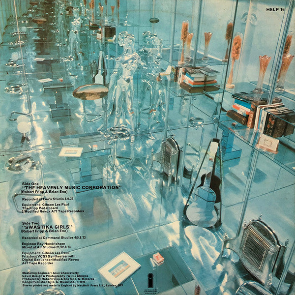 Fripp & Eno – (No Pussyfooting), Gatefold