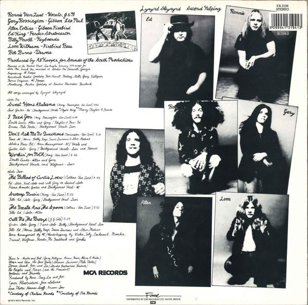 Lynyrd Skynyrd – Second Helping , 180 gram