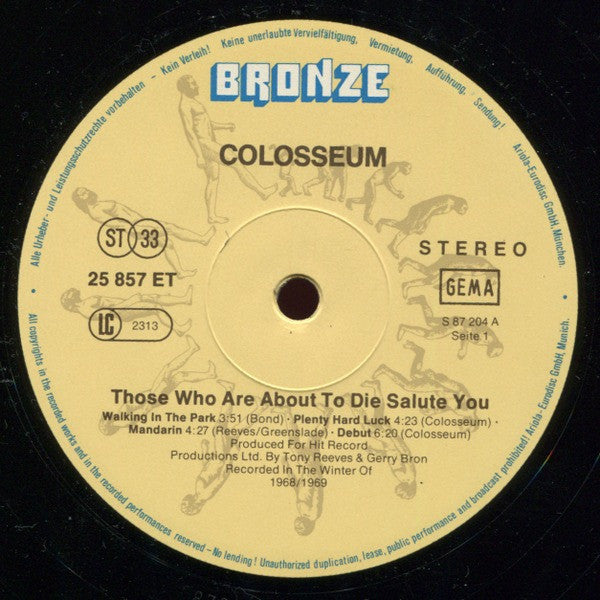 Colosseum – Those Who Are About To Die Salute You