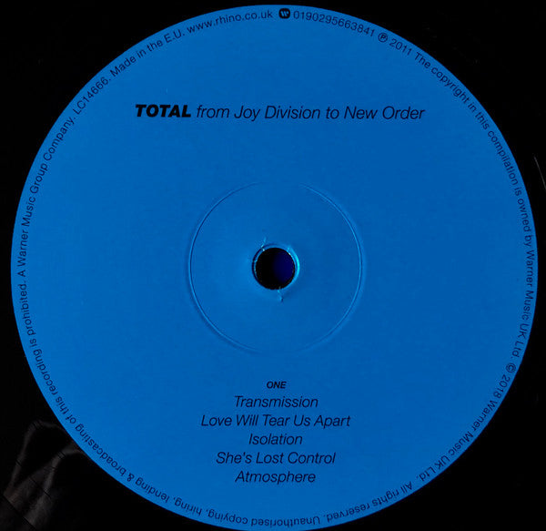 New Order / Joy Division – Total From Joy Division To New Order, 2xLP