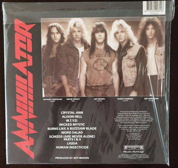 Annihilator – Alice In Hell , 180 gram