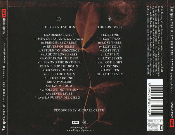 Enigma – The Platinum Collection, 2xCD