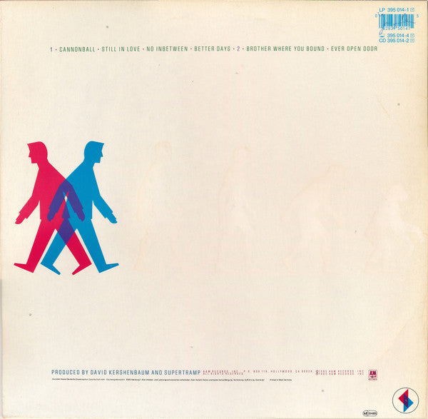 Supertramp – Brother Where You Bound, Embossed Sleeve