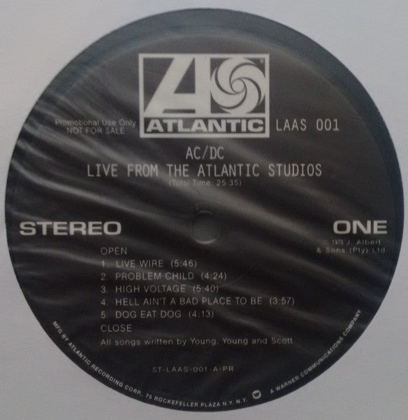 AC/DC – Live From The Atlantic Studios