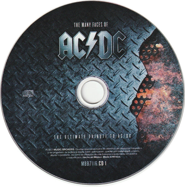 The Many Faces Of AC/DC, (The Ultimate Tribute To AC/DC), set 3XCD