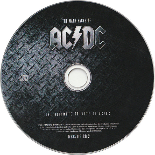 The Many Faces Of AC/DC, (The Ultimate Tribute To AC/DC), set 3XCD