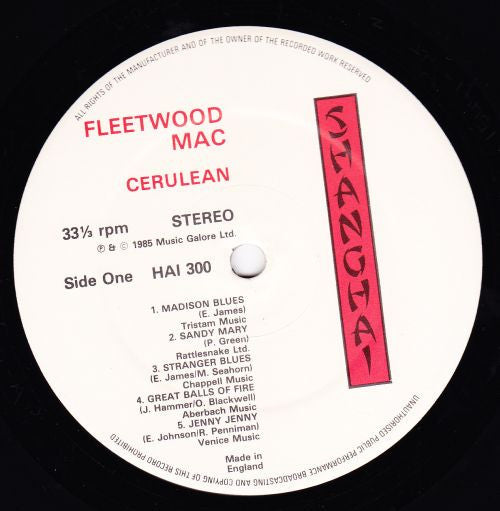Fleetwood Mac – Cerulean , 2LP , Gatefold