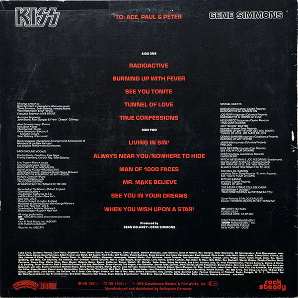 Kiss, Gene Simmons – Gene Simmons