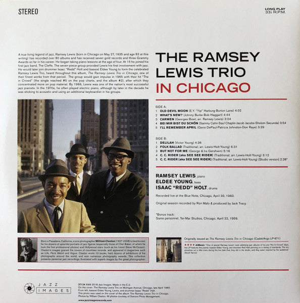 The Ramsey Lewis Trio – In Chicago, 180 gr. Gatefold