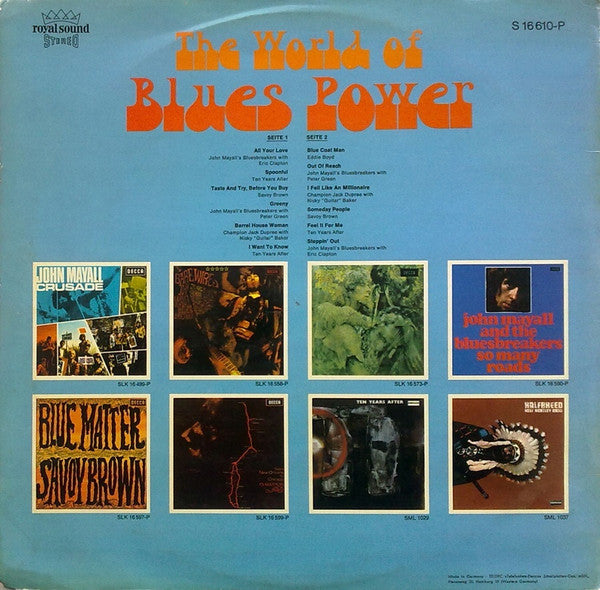 Various – The World Of Blues Power, Gatefold