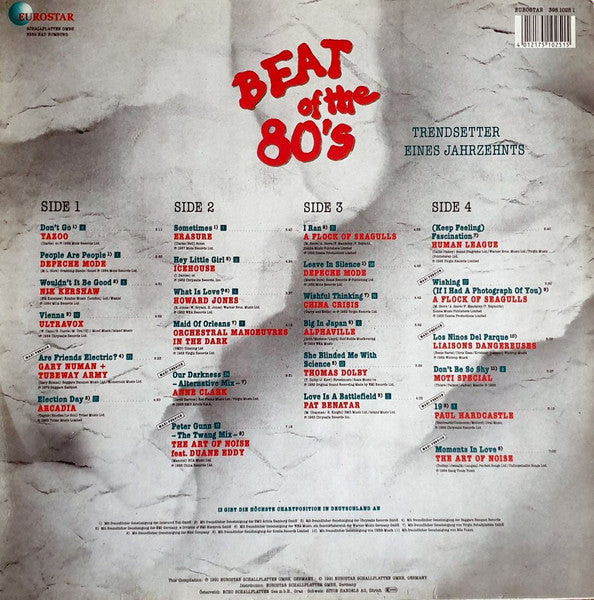 Various – Beat Of The 80's (Trendsetter Eines Jahrzehnts), 2xLP