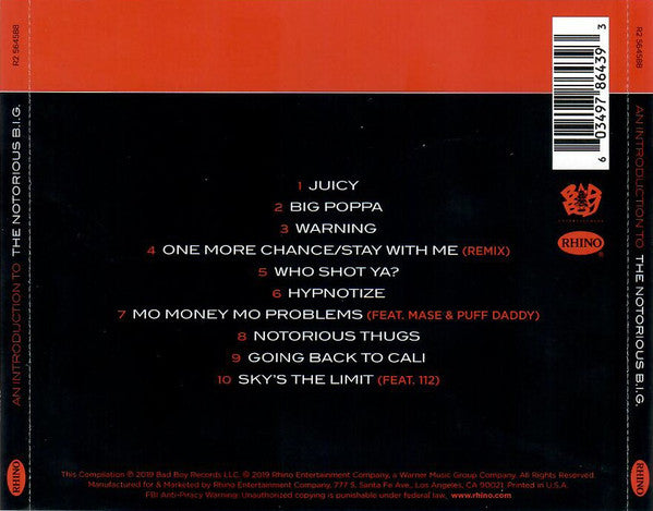 Notorious B.I.G. – An Introduction To Notorious B.I.G.