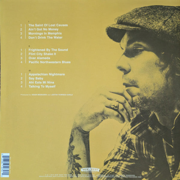 Justin Townes Earle – The Saint Of Lost Causes , 2 LP , Etched , 1 press , US