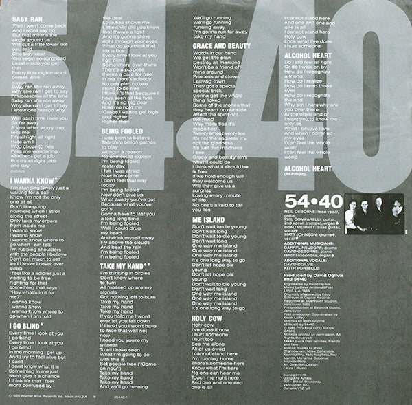 54●40* – 54●40