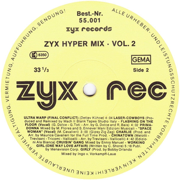 Various – ZYX Hyper Mix Vol. 2
