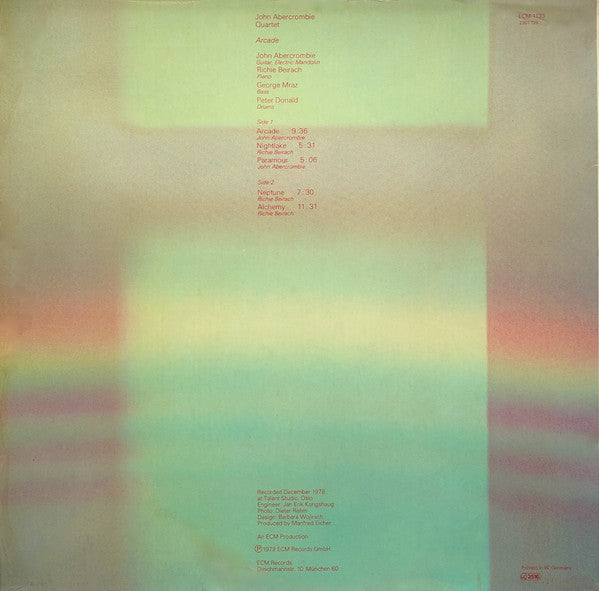 John Abercrombie Quartet – Arcade , ECM