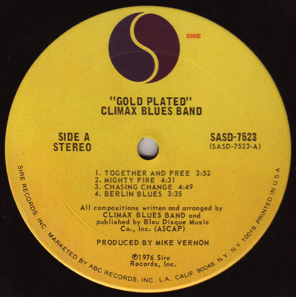 Climax Blues Band – Gold Plated , gatefold