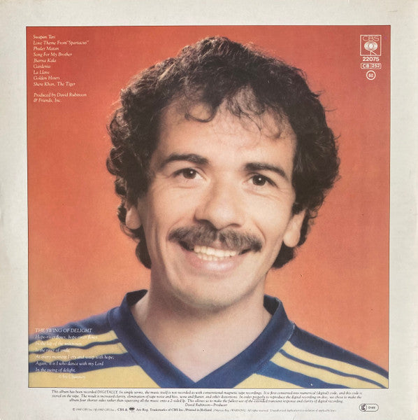 Devadip Carlos Santana* – The Swing Of Delight, 2xLP, Gatefold
