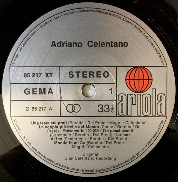 Adriano Celentano – Azzurro , 2LP , Gatefold