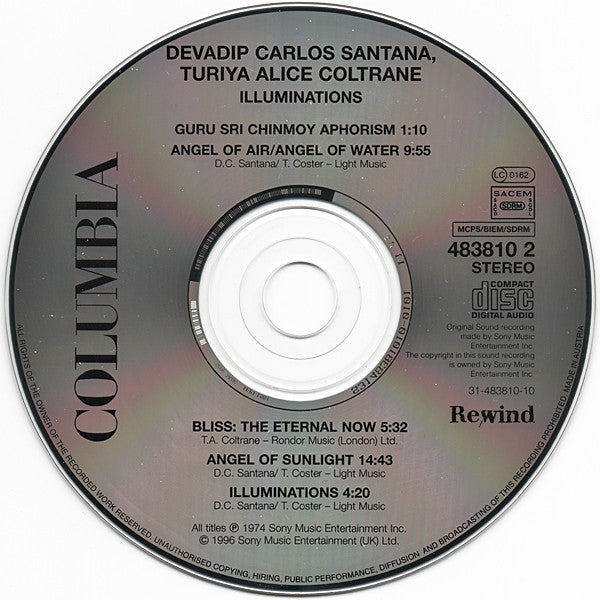 Devadip Carlos Santana* & Turiya Alice Coltrane* – Illuminations