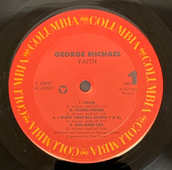 George Michael – Faith , US press + A4 poster