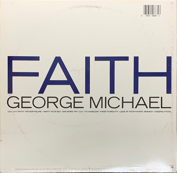 George Michael – Faith , US press + A4 poster