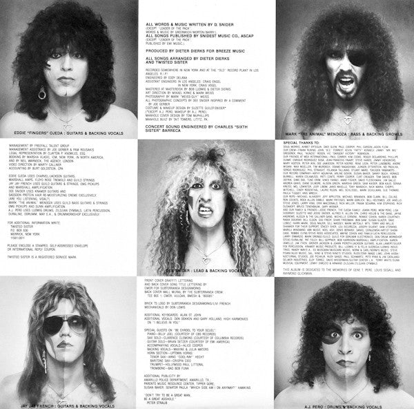 Twisted Sister – Come Out And Play , Special Edition, Pop-Up Sleeve