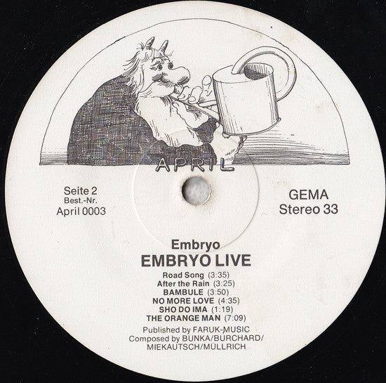 Embryo – Live