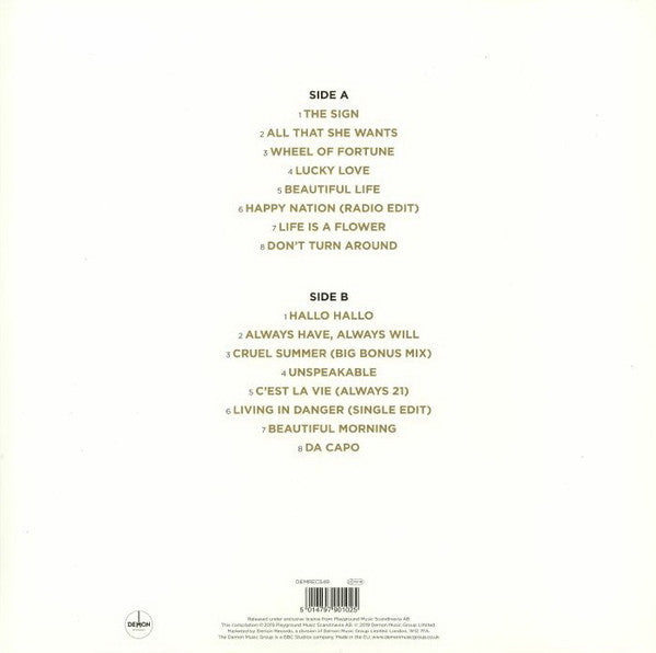 Ace Of Base – Gold , Gold vinyl , 180 gram