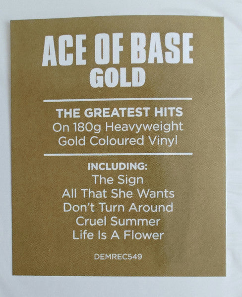 Ace Of Base – Gold , Gold vinyl , 180 gram