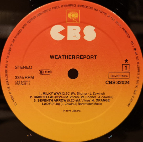 Weather Report – Weather Report