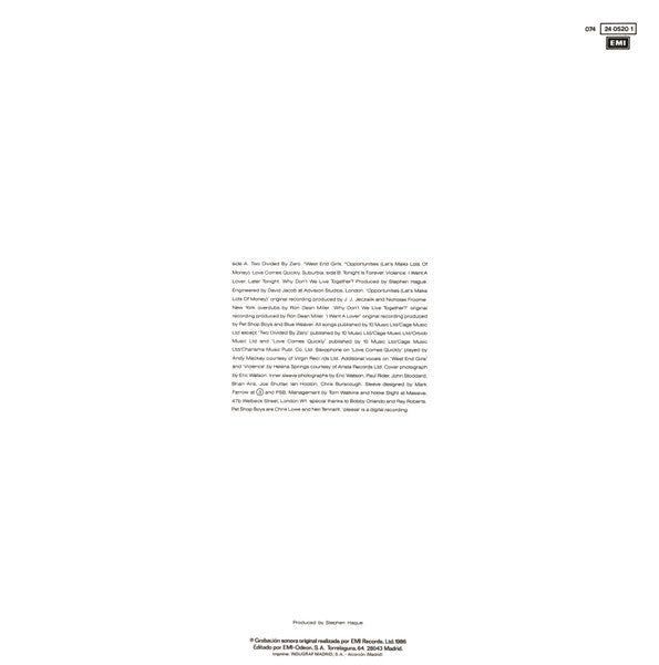 Pet Shop Boys – Please