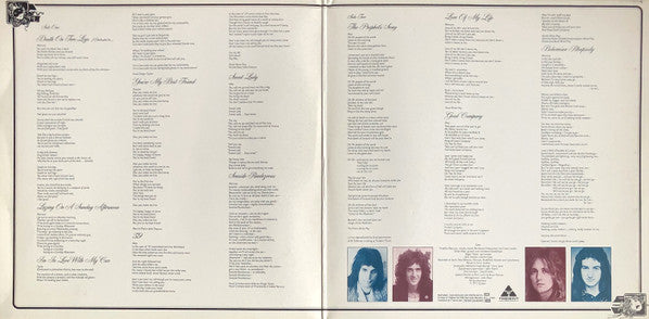 Queen – A Night At The Opera , Gatefold
