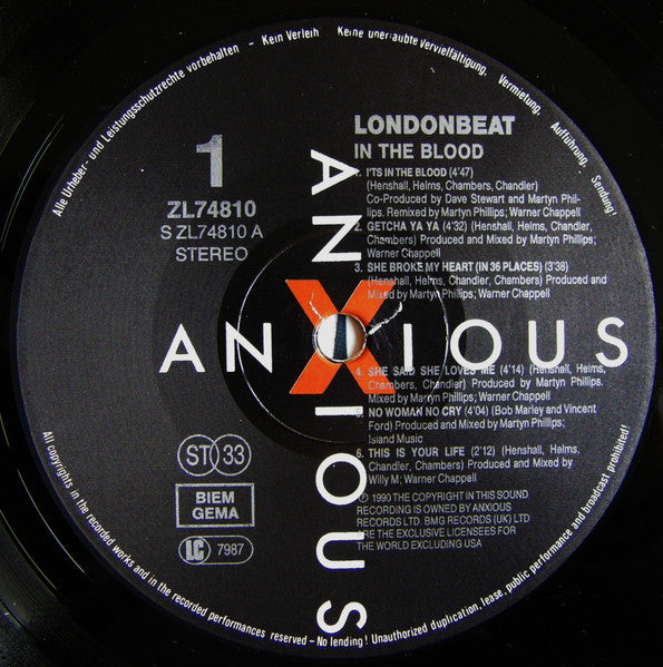 Londonbeat – In The Blood