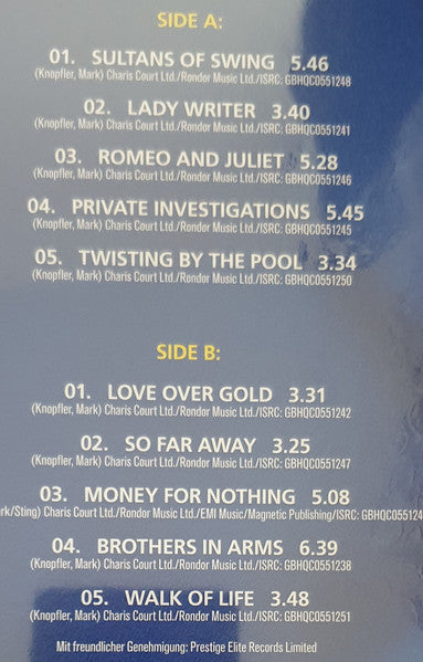 Sultans Of Swing* – A Tribute To The Music Of Dire Straits