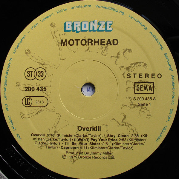 Motörhead – Overkill