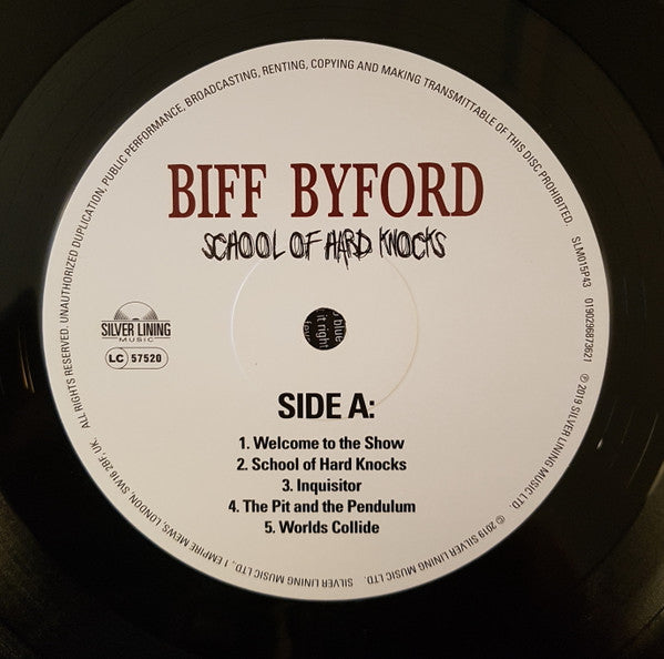 Biff Byford – School Of Hard Knocks , Gatefold