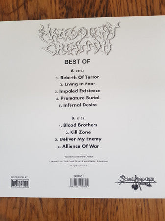 Malevolent Creation – Eve Of The Apocalypse - Best Of, White Vinyl