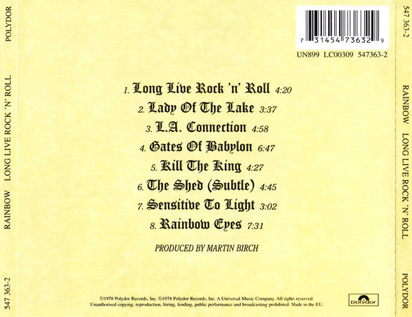 Rainbow – Long Live Rock 'N' Roll