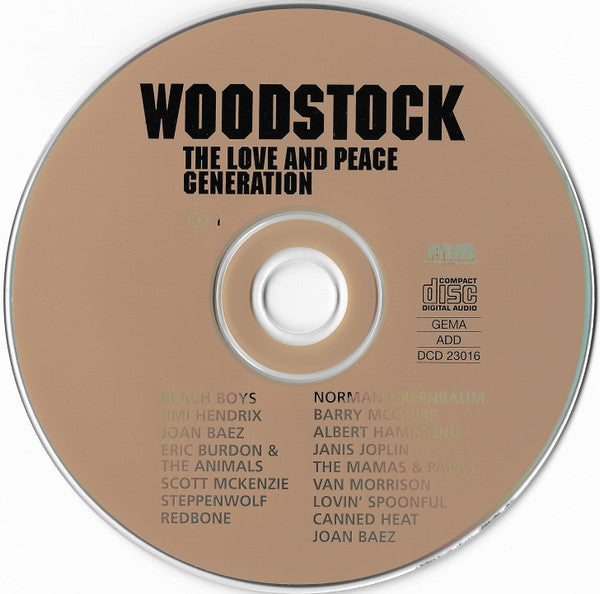 Various – Woodstock • The Love And Peace Generation, 2xCD