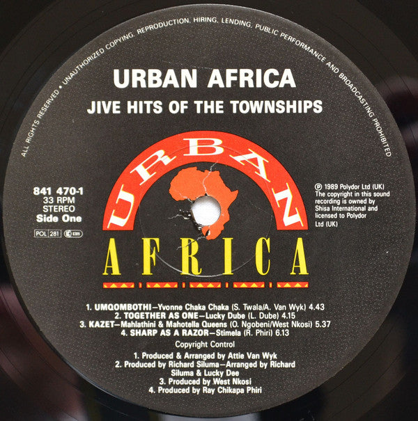 Urban Africa - (Jive Hits Of The Townships)