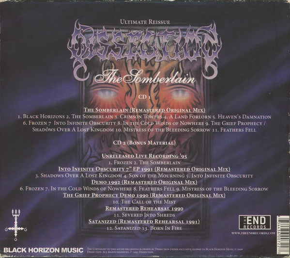 Dissection – The Somberlain, 2xCD, Album, Bonus, Ultimate Reissue