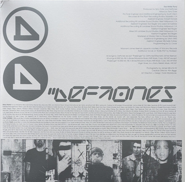 Deftones – White Pony , 2LP , Gatefold